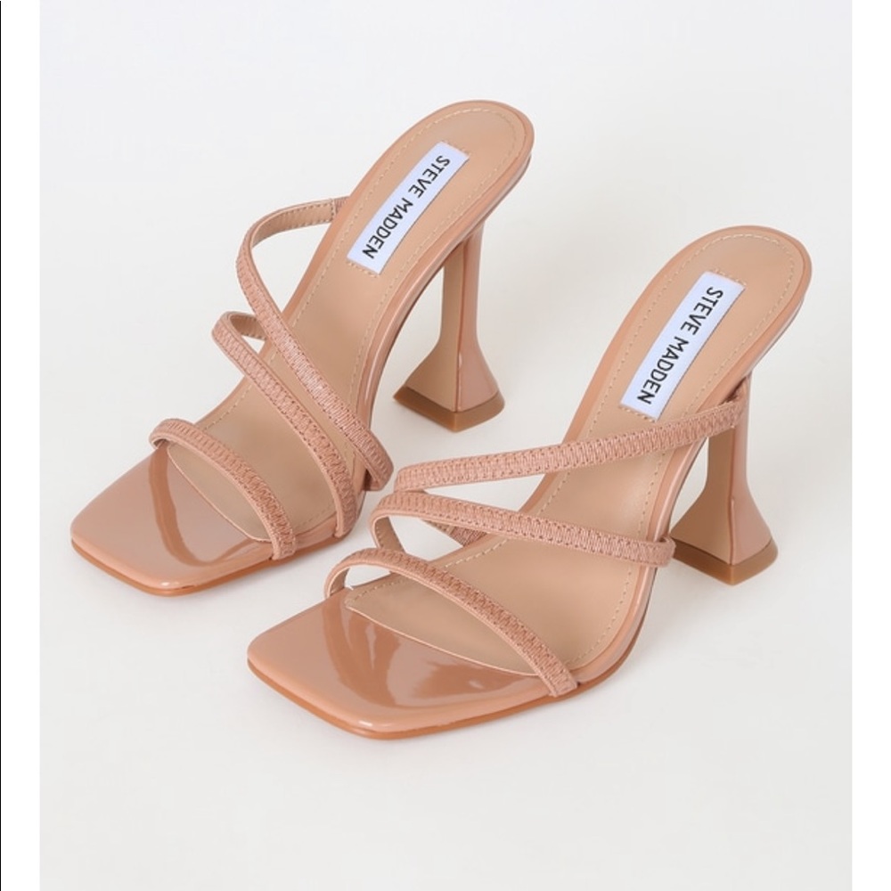 Steve Madden nude heels worn once